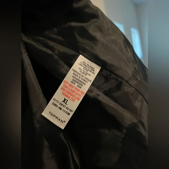 Topman Green Quilted Hooded Jacket XL Men’s Lightweight Zip Up Coat | Comfy Cozy - Picture 7 of 9